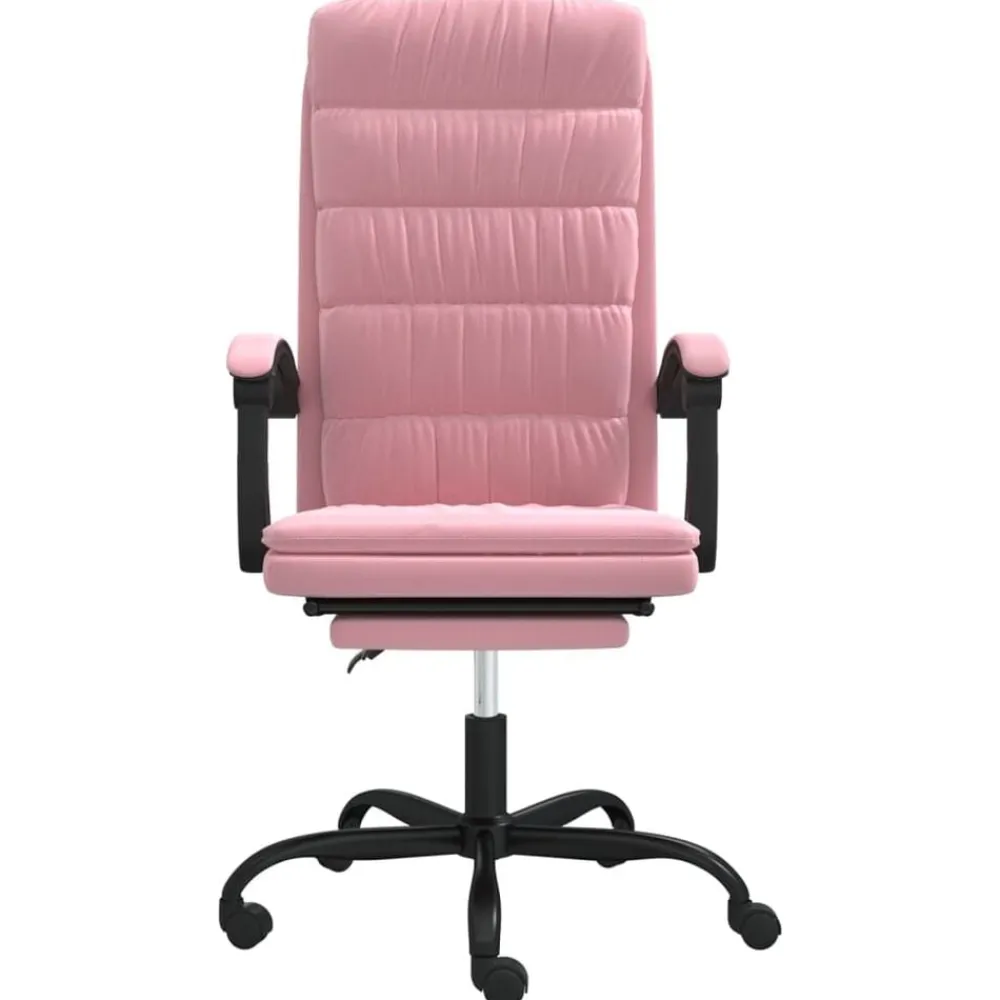 vidaXL Mobiliario De Oficina-Silla de oficina reclinable terciopelo