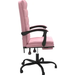 vidaXL Mobiliario De Oficina-Silla de oficina reclinable terciopelo