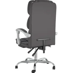 vidaXL Mobiliario De Oficina-Silla de oficina reclinable cuero sintético