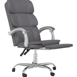 vidaXL Mobiliario De Oficina-Silla de oficina reclinable cuero sintético