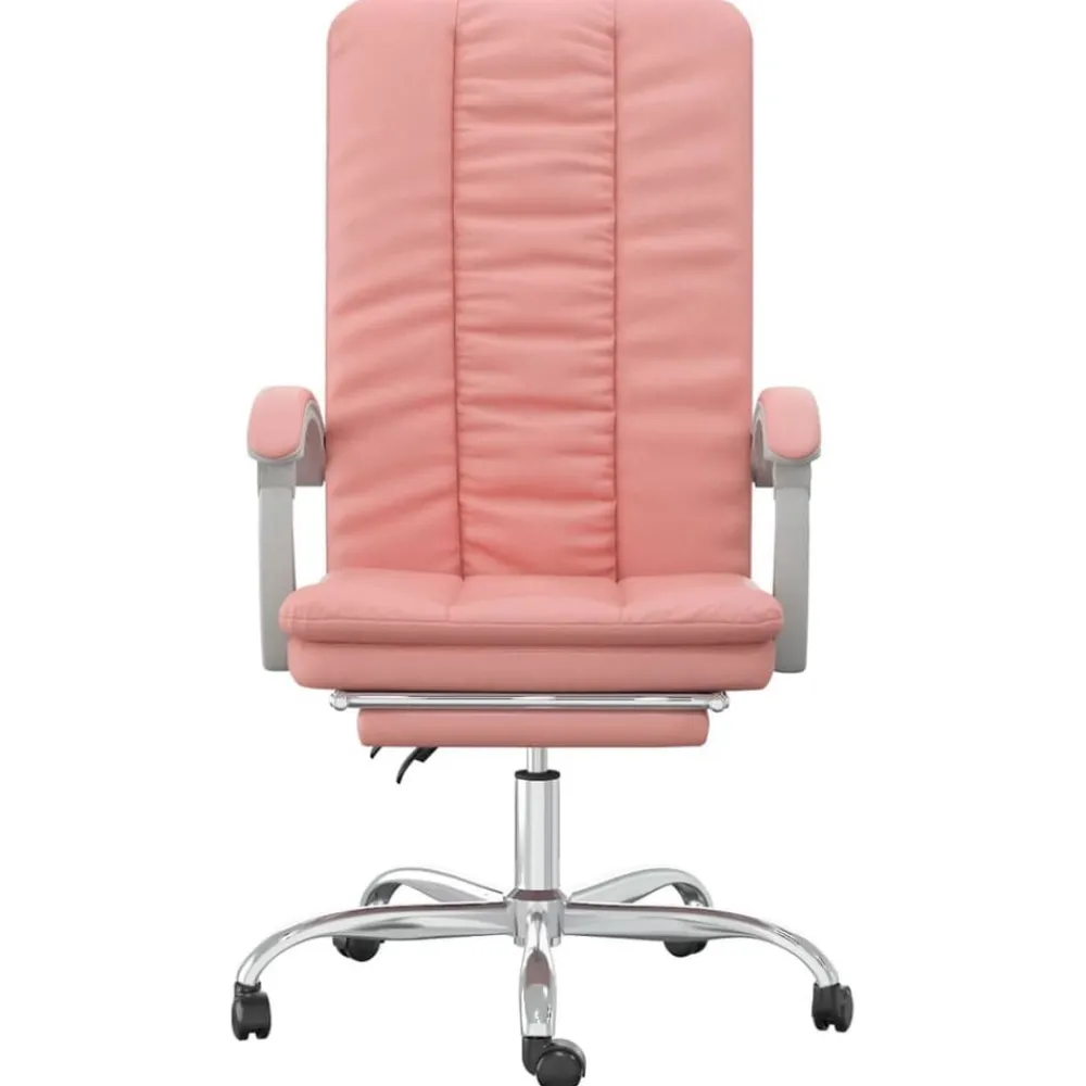 vidaXL Mobiliario De Oficina-Silla de oficina reclinable cuero sintético