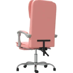 vidaXL Mobiliario De Oficina-Silla de oficina reclinable cuero sintético
