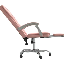 vidaXL Mobiliario De Oficina-Silla de oficina reclinable cuero sintético