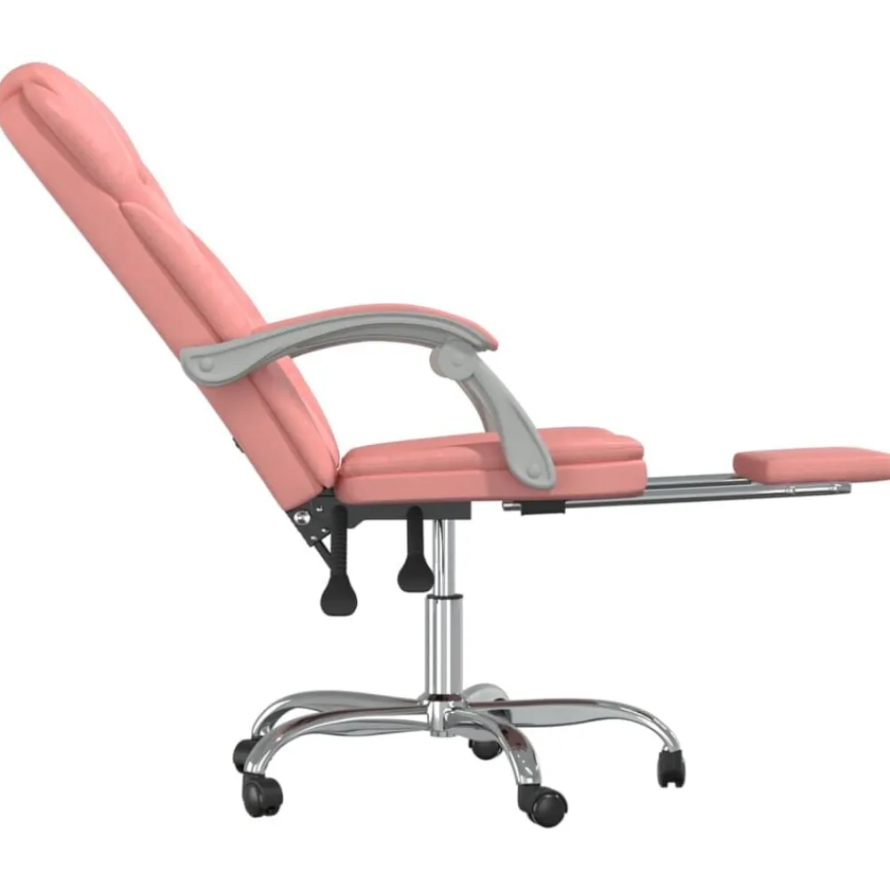 vidaXL Mobiliario De Oficina-Silla de oficina reclinable cuero sintético