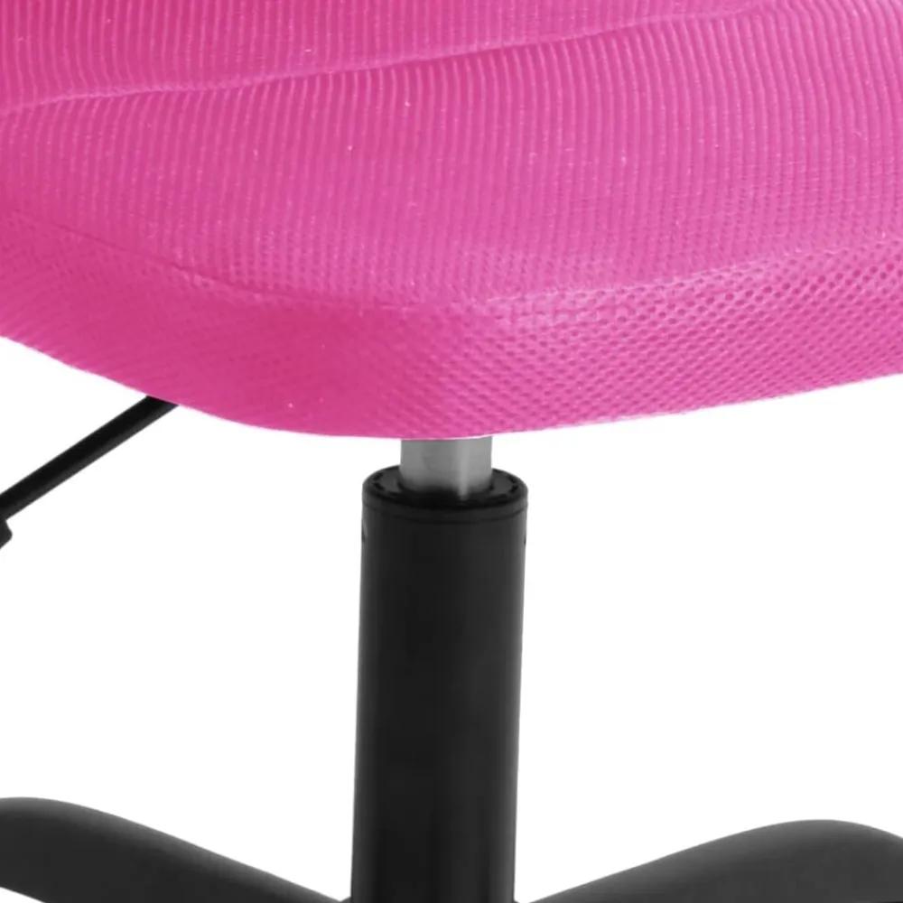 vidaXL Silla de oficina regulable en altura tela de malla Rosa Sale