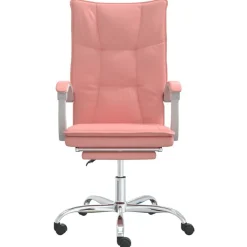 vidaXL Mobiliario De Oficina-Silla de oficina reclinable cuero sintético