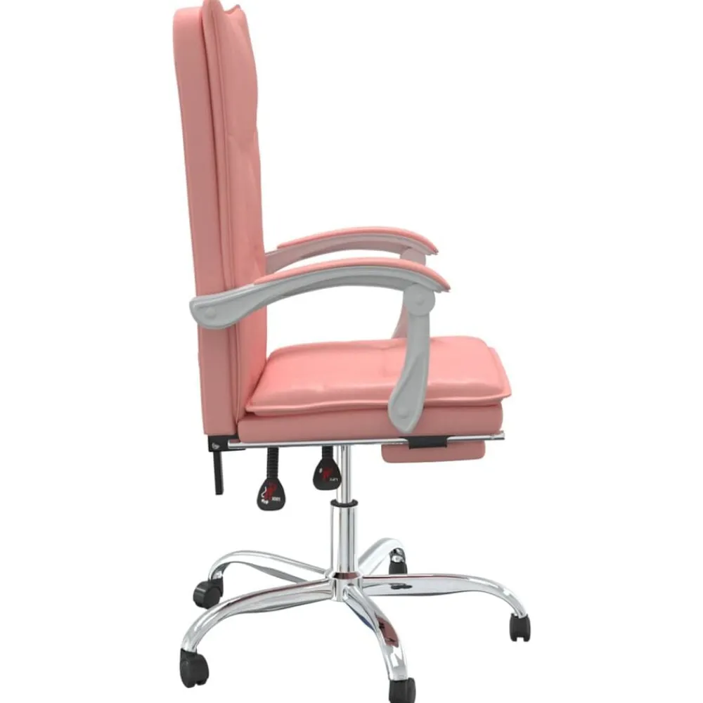 vidaXL Mobiliario De Oficina-Silla de oficina reclinable cuero sintético