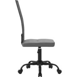 vidaXL Silla de oficina regulable en altura tela de malla Gris Sale