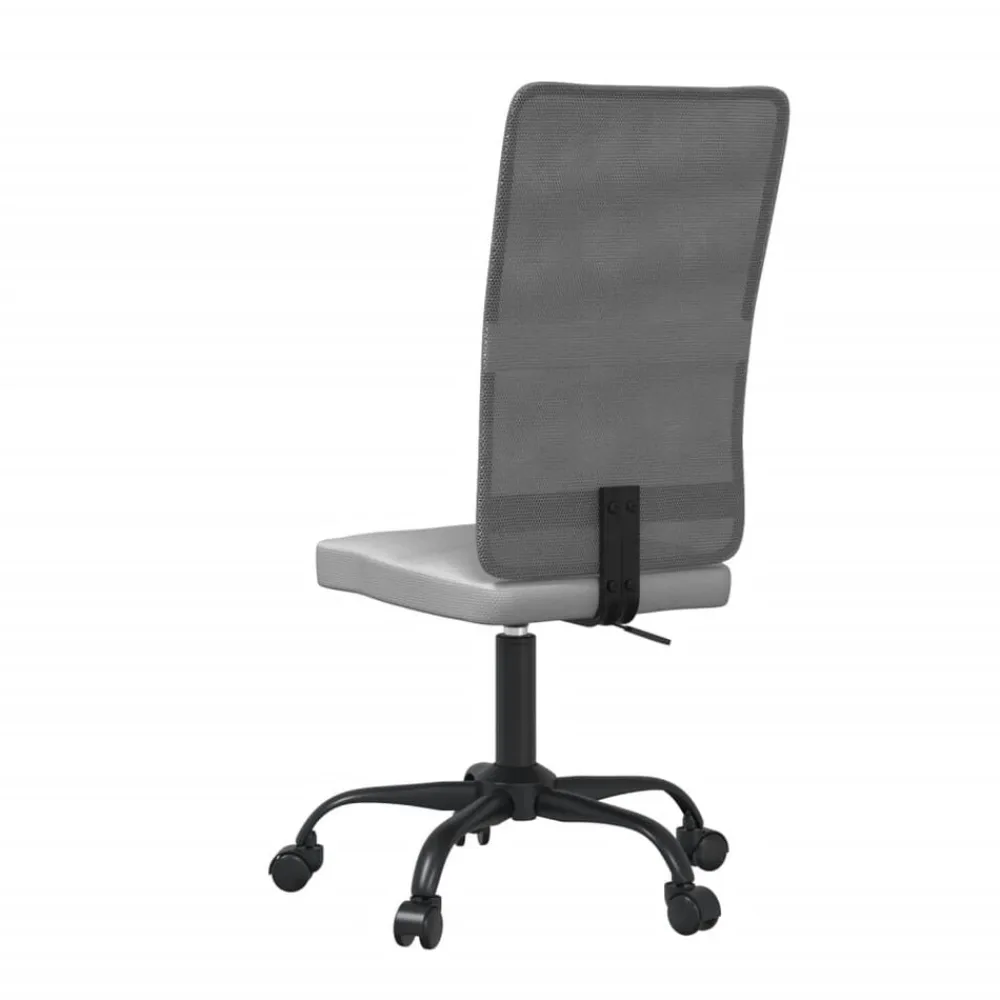 vidaXL Silla de oficina regulable en altura tela de malla Gris Sale
