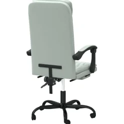 vidaXL Mobiliario De Oficina-Silla de oficina reclinable de terciopelo