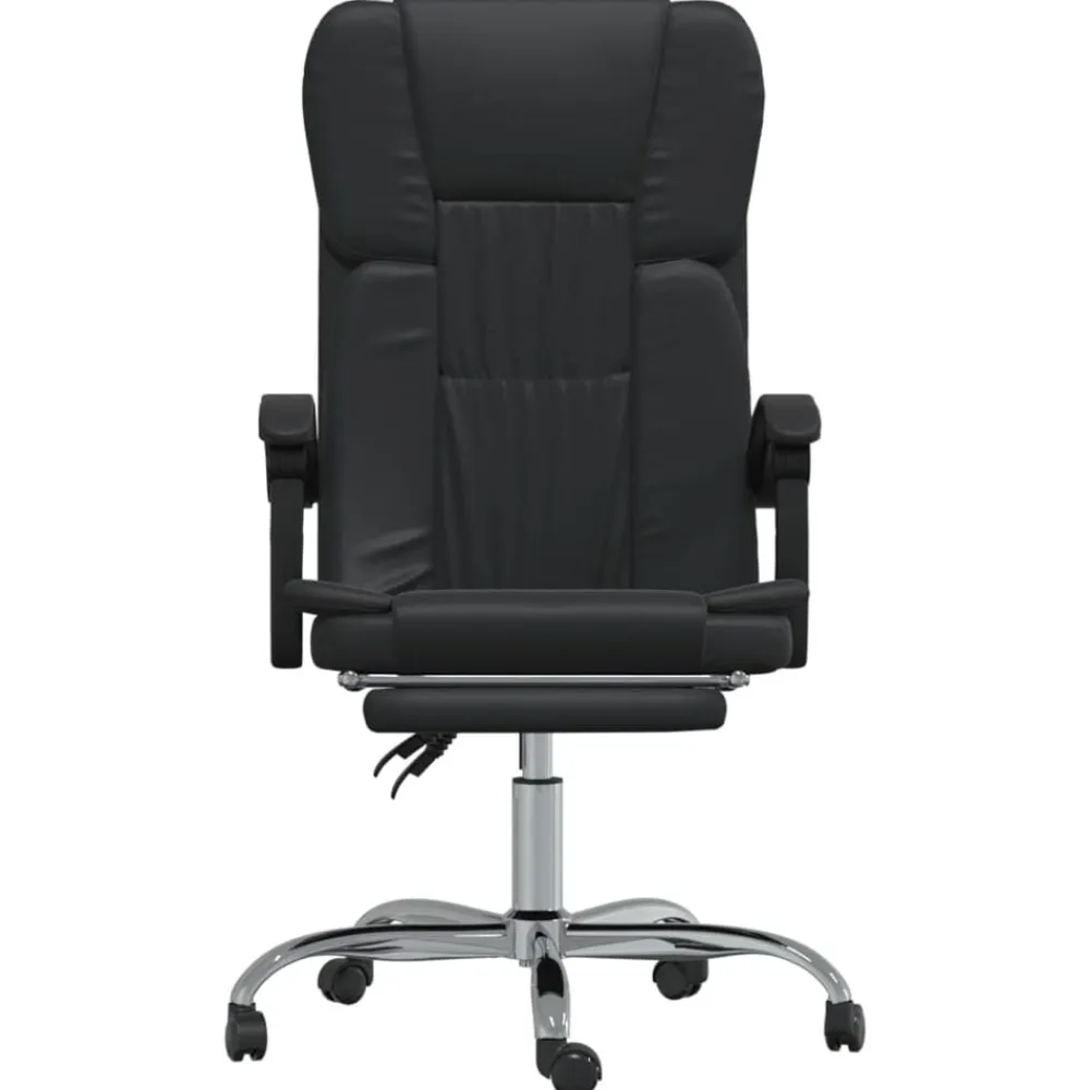 vidaXL Mobiliario De Oficina-Silla de oficina reclinable cuero sintético