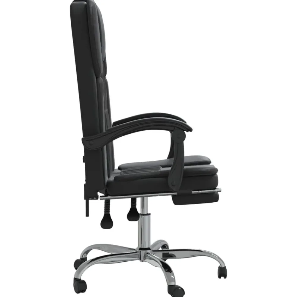 vidaXL Mobiliario De Oficina-Silla de oficina reclinable cuero sintético