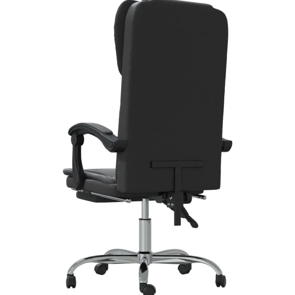 vidaXL Mobiliario De Oficina-Silla de oficina reclinable cuero sintético