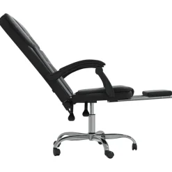 vidaXL Mobiliario De Oficina-Silla de oficina reclinable cuero sintético