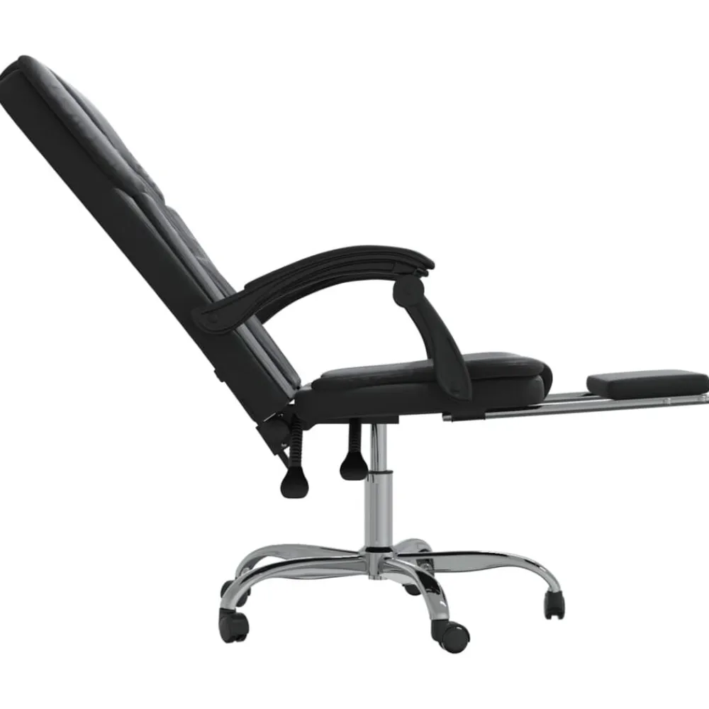 vidaXL Mobiliario De Oficina-Silla de oficina reclinable cuero sintético