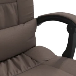vidaXL Silla de oficina reclinable cuero sintético marrón Marr&oacute;n Hot