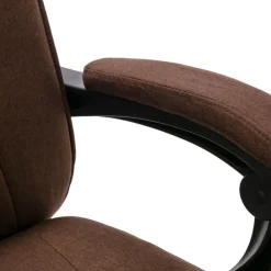vidaXL Mobiliario De Oficina-Silla de oficina tela marrón