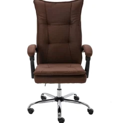vidaXL Silla de oficina tela marrón Marr&oacute;n