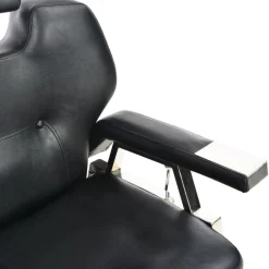 vidaXL Silla de peluquería de cuero sintético negra 72x68x98 cm Sale