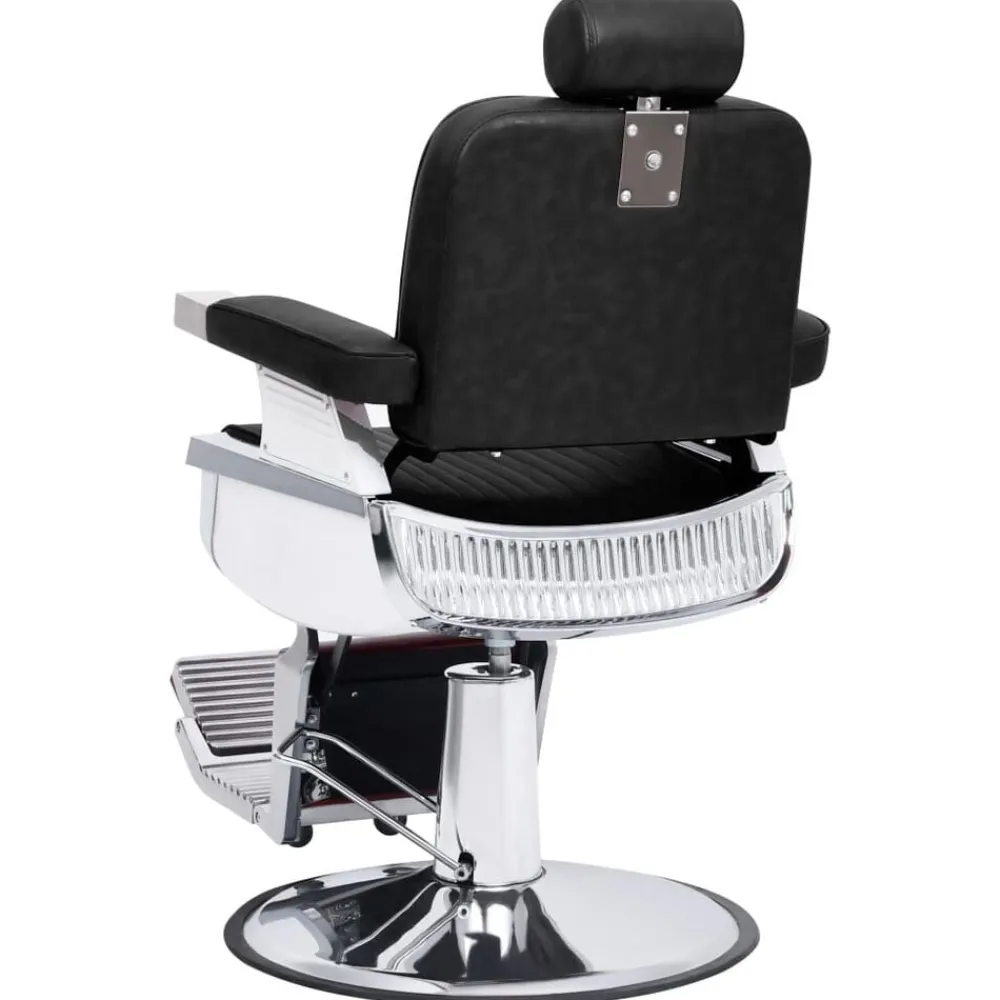 vidaXL Peluquería Y Cosmética-Silla de peluquería de cuero sintético 68x69x116 cm