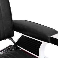 vidaXL Peluquería Y Cosmética-Silla de peluquería de cuero sintético 68x69x116 cm
