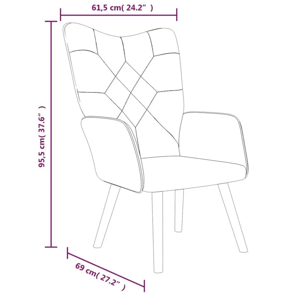 vidaXL Sillas-Silla de relajación de tela patchwork