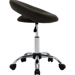 vidaXL Mobiliario De Oficina-Silla de trabajo con ruedas cuero sintético marrón