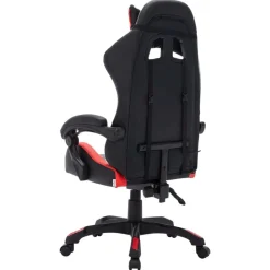 vidaXL Mobiliario De Oficina-Silla gaming con luces LED RGB cuero sintético