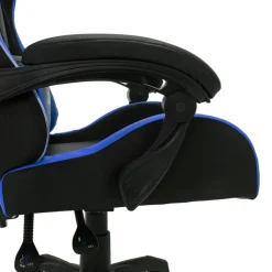vidaXL Mobiliario De Oficina-Silla gaming con luces LED RGB cuero sintético