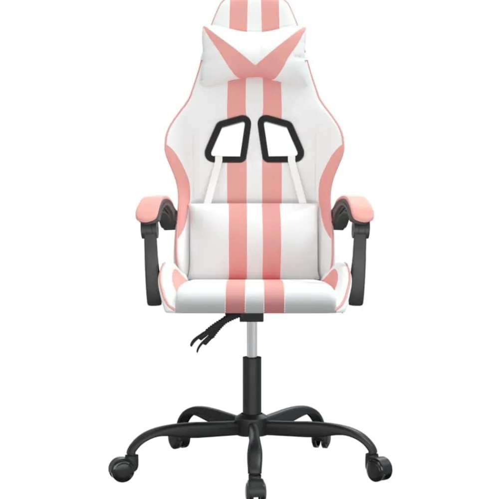 vidaXL Sillas-Silla gaming cuero sintético