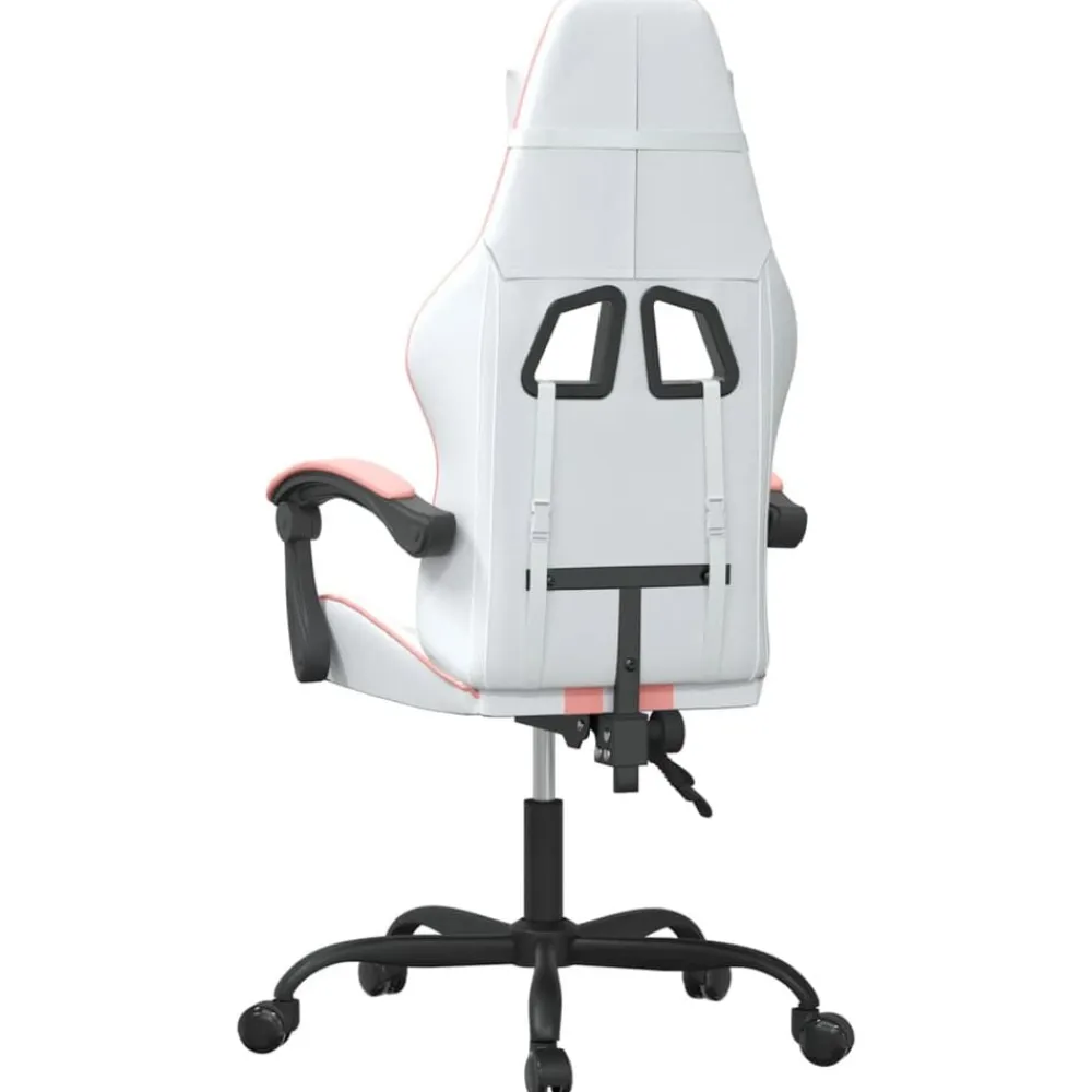 vidaXL Sillas-Silla gaming cuero sintético