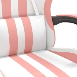 vidaXL Sillas-Silla gaming cuero sintético