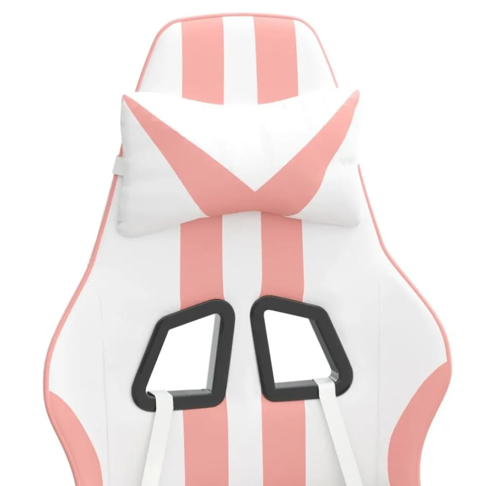 vidaXL Sillas-Silla gaming cuero sintético