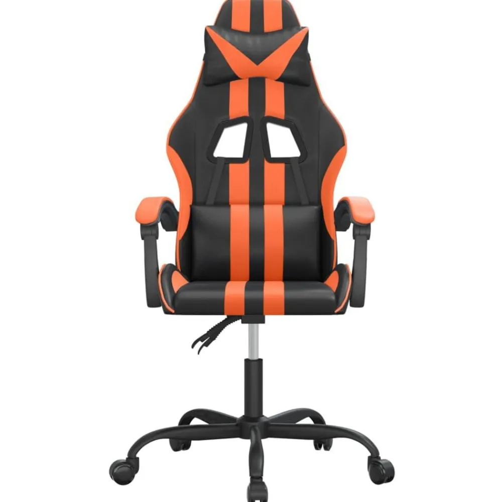 vidaXL Sillas-Silla gaming cuero sintético