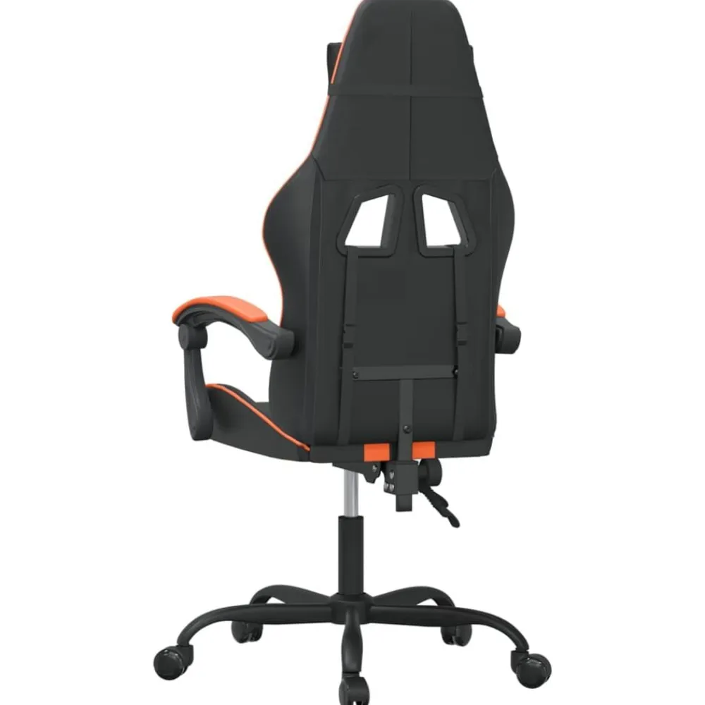 vidaXL Sillas-Silla gaming cuero sintético