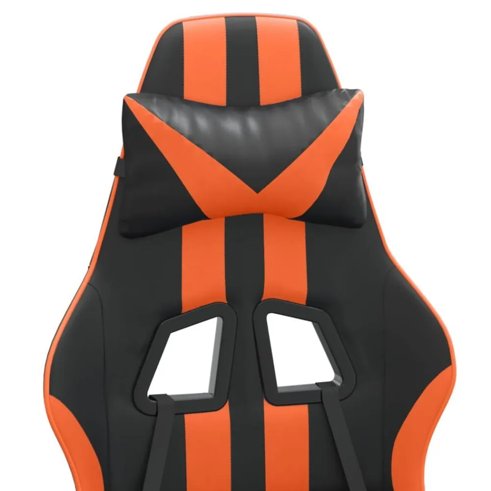 vidaXL Sillas-Silla gaming cuero sintético
