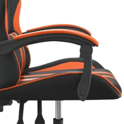 vidaXL Sillas-Silla gaming cuero sintético