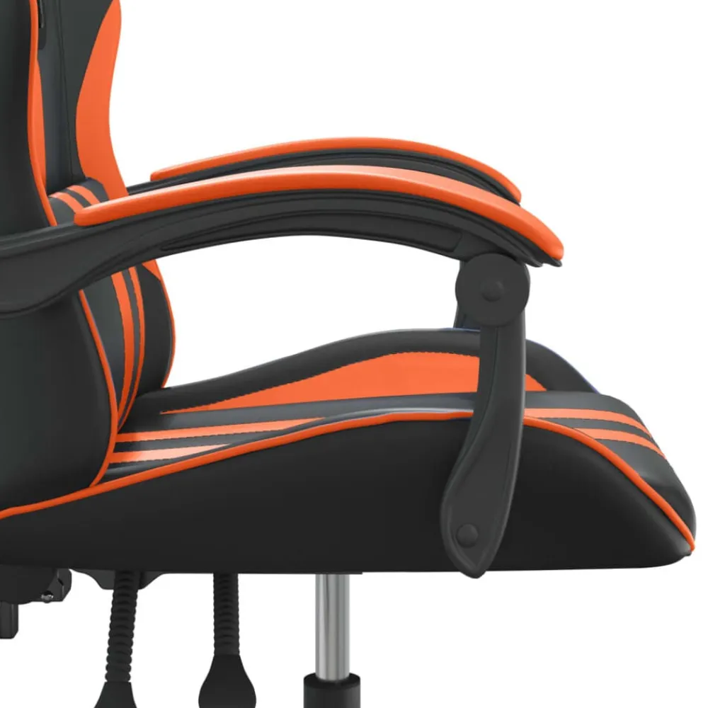 vidaXL Sillas-Silla gaming cuero sintético