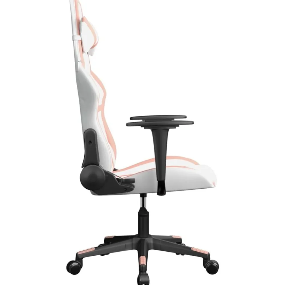 vidaXL Sillas-Silla gaming cuero sintético