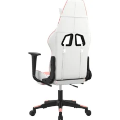 vidaXL Sillas-Silla gaming cuero sintético