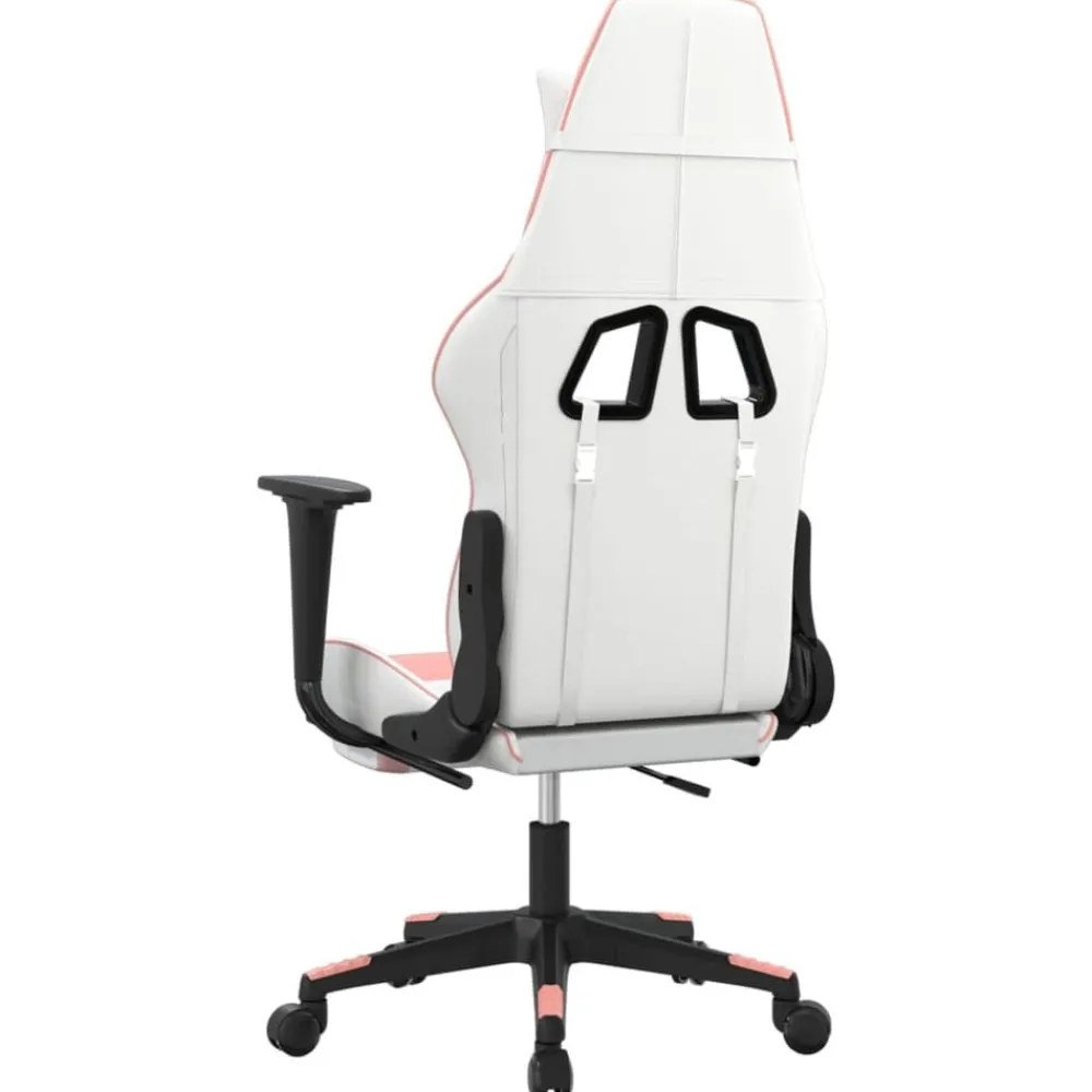 vidaXL Sillas-Silla gaming cuero sintético