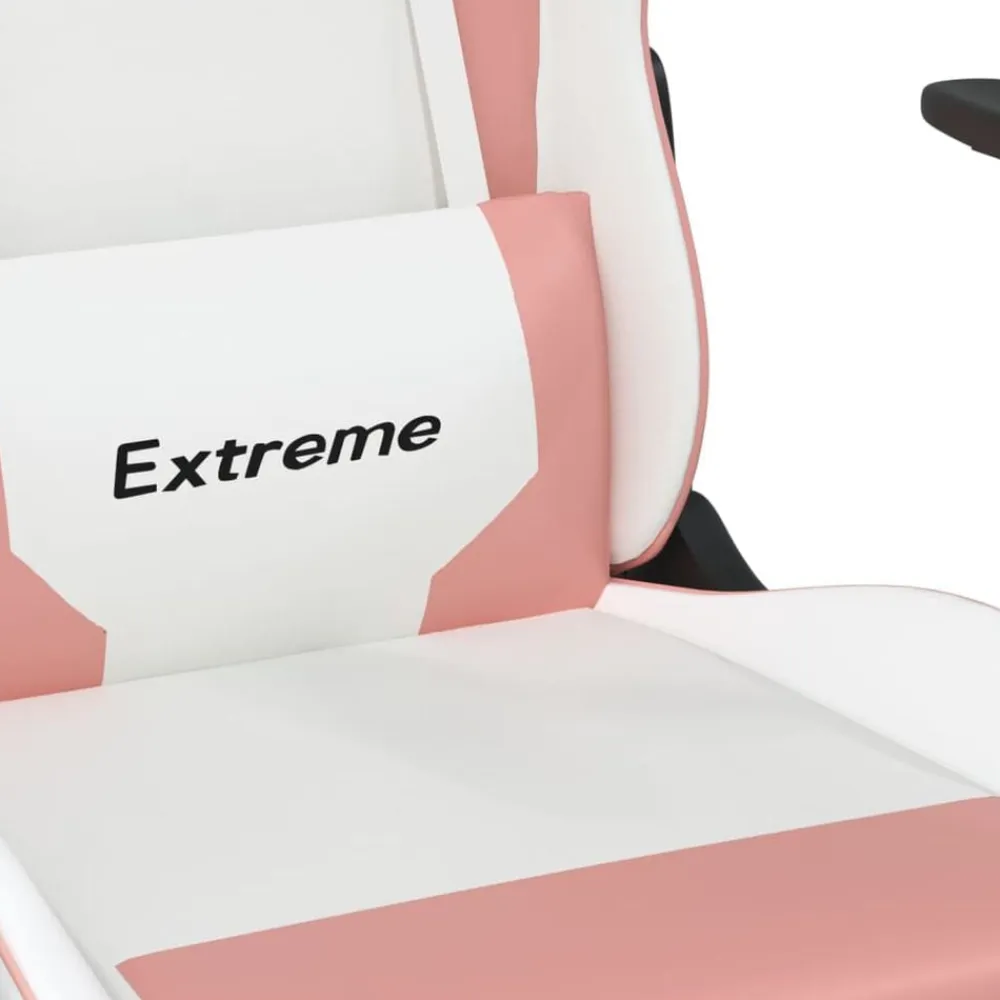 vidaXL Sillas-Silla gaming cuero sintético