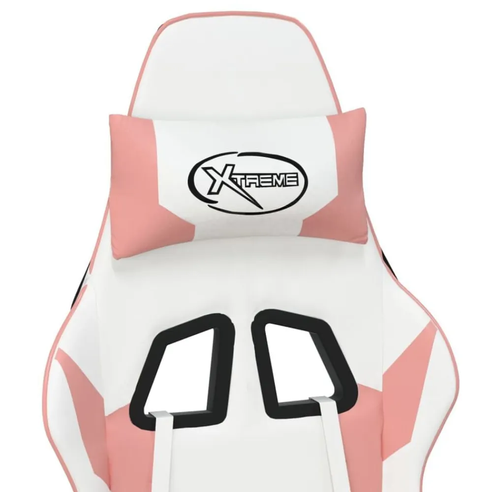 vidaXL Sillas-Silla gaming cuero sintético
