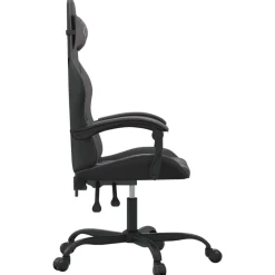 vidaXL Sillas-Silla gaming cuero sintético