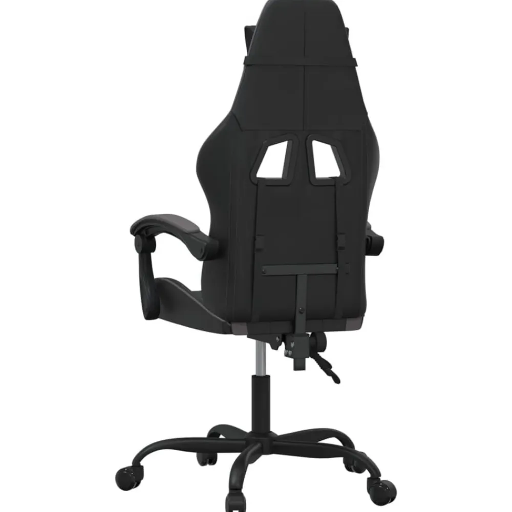 vidaXL Sillas-Silla gaming cuero sintético