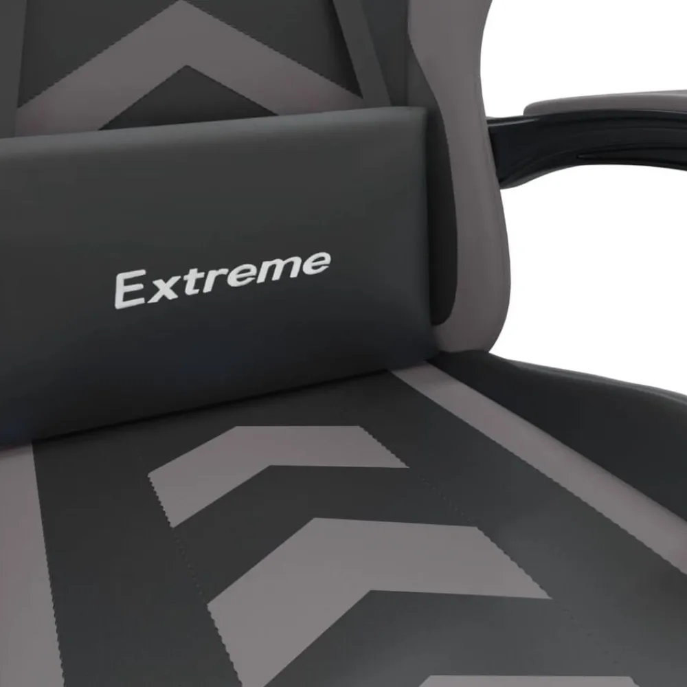 vidaXL Sillas-Silla gaming cuero sintético