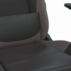 vidaXL Sillas-Silla gaming cuero sintético