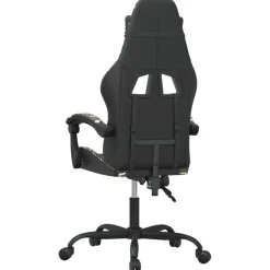 vidaXL Silla gaming cuero sintético Negro y camuflaje Hot