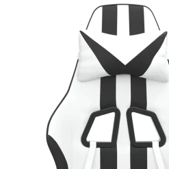 vidaXL Sillas-Silla gaming cuero sintético
