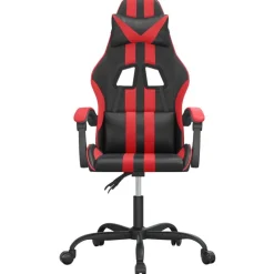 vidaXL Sillas-Silla gaming cuero sintético